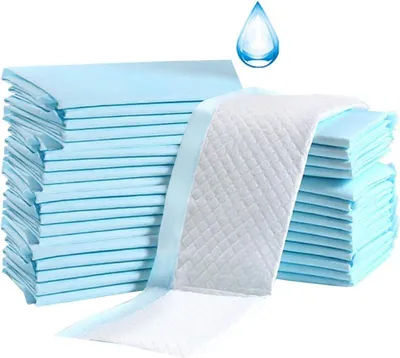 Produktbild von 100 Stück Baby Einweg Unterlage Inkontinenz Wickelunterlage Babywindeln Neugeborenen Einlagen wasserdicht