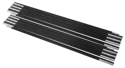Imagen del producto de Mástil ajustable de 4,9 metros - Varillas para tienda de campaña - Fibra de vidrio - Ligero - Reemplazo para tienda de camping - Apto para 7-8 personas