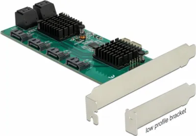 Produktbild von 8 Port SATA PCI Express x1 Karte