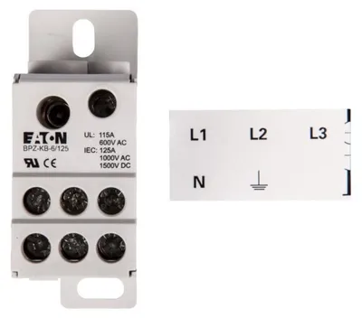 Produktbild von Verteilerblock 1-polig 125A BPZ-KB-6/125 102714