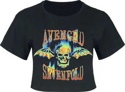 Produktbild von Avenged Sevenfold T-Shirt Damen A7X Skull schwarz L