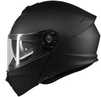 Produktbild von MT Genesis Klapphelm Größe M (57/58) in Schwarz Matt mit Zulassung 22.06