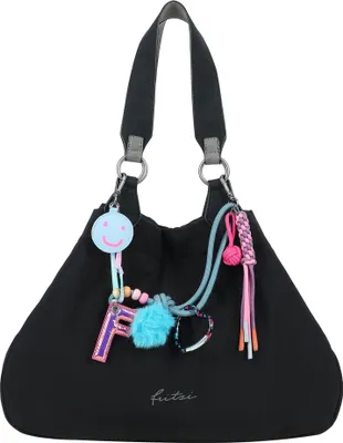 Productafbeelding van Fritzi aus Preußen shopper schoudertas Izzy Medium Limited Tüddelüt zwart