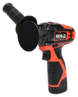 Image de Yato YT-82903, polisseuse rotative pour voiture, 8 300 tr/min, noir, orange, batterie