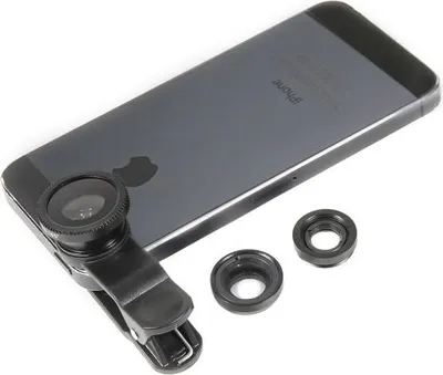 Image de Objectifs pour smartphone 3 en 1 Caméra 3 options Universel
