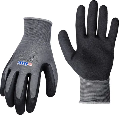 Produktbild von alca® Arbeitshandschuhe Latex Größe L – Feinstrick, rutschfest, atmungsaktiv, CE CAT II, EN 388, für Montage & Werkstatt