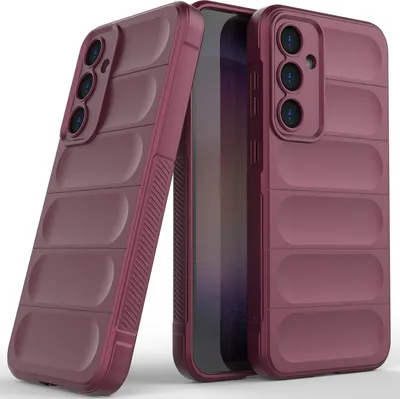Produktbild von Handyhülle für Samsung Galaxy S23 FE 5G Weich TPU Silikon Stossfest Anti-rutsch Hülle bordeaux