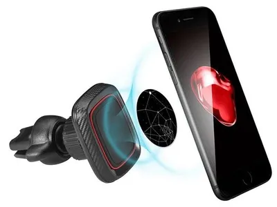 Magnetische Lüftungshalterung für Smartphones, Carbon-Design