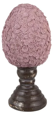 Productafbeelding van Clayre & Eef Decoratieve figuur, ei, Ø 13x28 cm, roze, kunststof