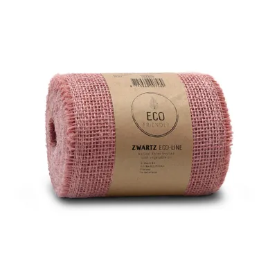 Produktbild von Tischläufer Jute Rosa Juteband Tischband Hochzeit Deko B15cm L10m
