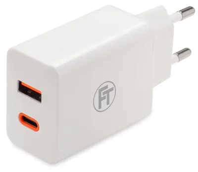 Image de FeinTech NLG00833, chargeur USB-C 30W, adaptateur secteur PD, charge rapide, ports USB-A et USB-C