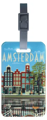 Imagen del producto de Etiquetas coloridas para equipaje – Ámsterdam
