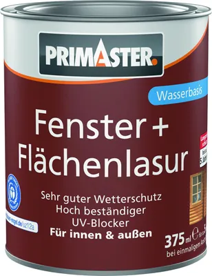 Produktbild von Primaster Fenster + Flächenlasur 375 ml kiefer