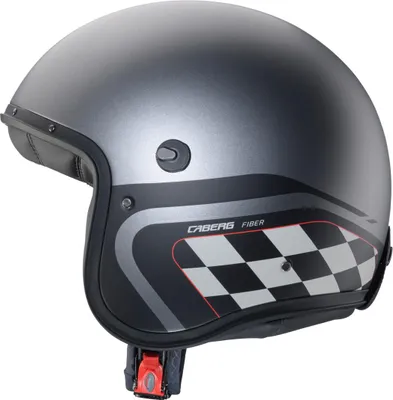 Image de Caberg Freeride X Daytona casque jet, noir mat/gris, M (57/58)