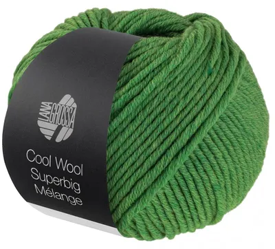 Produktbild von Lana Grossa - Cool Wool Superbig Melange 0211 grün meliert