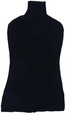 Image de Mannequin de vitrine en tissu noir avec socle standard