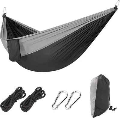 Produktbild von Famanu Hängematte Outdoor, 300 kg Tragkraft - Nylon für Camping und Abenteuer