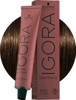 Produktbild von Schwarzkopf Igora Color 10, Dunkelblond, 6-0, Dark Blonde Natural, Unisex, 60 ml, Tube