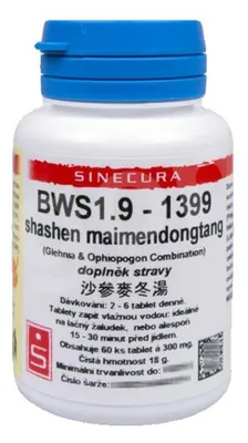 Productafbeelding van BWS1.9 - shashen maimendong tang - tabletten/tabletten SINECURA