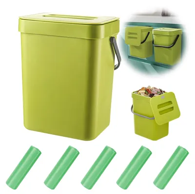Obrázok produktu pre Omgoods – Ekologický, organický kôš do kuchyne, objem 5 litrov