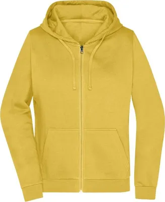 Produktbild von Klassische Sweatjacke mit Kapuze yellow, Gr. 3XL