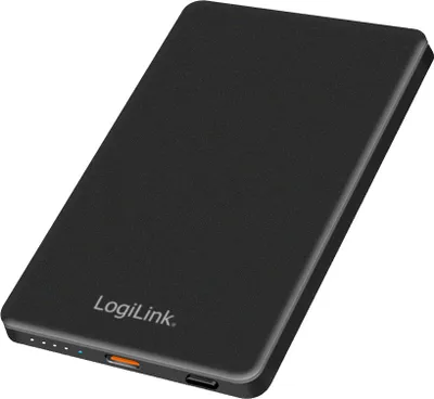 Produktbild von LogiLink Magnetische Powerbank 5.000 mAh USB-C schwarz