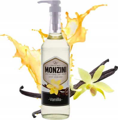 Obrázok produktu pre Syrop waniliowy Monzini 1 L z pompką