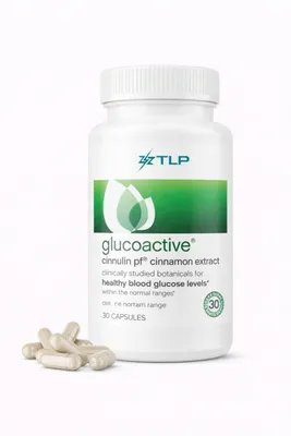 Obrázek produktu pro GlucoActive – podpora zdravé hladiny cukru v krvi a doplněk stravy pro každodenní energii – 30 kapslí