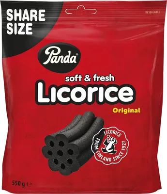 Produktbild von Panda Licorice Original soft & fresh 550g