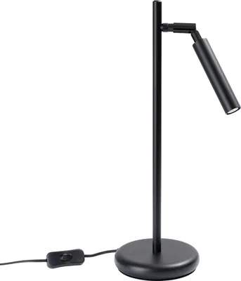 Zdjęcie produktu dla Lampa biurkowa PASTELO czarna 1xG9 8W stal 43x20x14cm Sollux Lighting