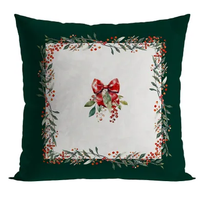 Produktbild von Kissenbezug, Weihnachtskissenbezug, Samt 40x40cm Eberesche