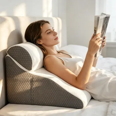Produktbild von Lesekissen für Bett und Sofa mit viskoelastischem Schaum - Ergonomisch