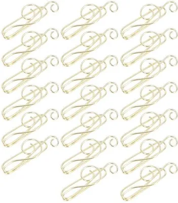 Produktbild von Lichtgewicht Dekorative Papierklammern in Farbe - Ideal für Büro/Zuhause