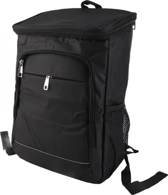 Produktbild von Großer Rucksack, isolierte, auslaufsichere Oxford-Tasche, für Outdoor-Picknicks, Camping, Angeln, Strand, schwarz