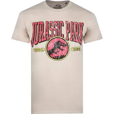 Image de Jurassic Park - T-shirt « Survival Training » pour homme TV868 (S) (sable)