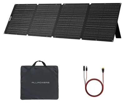 Zdjęcie produktu dla Panel słoneczny, wysoka wydajność, przenośna konstrukcja, panel słoneczny o mocy 200 W