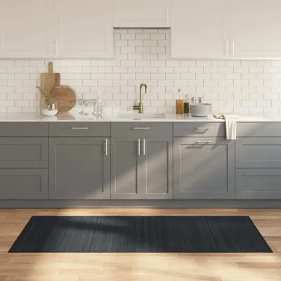 Produktbild von "im  " Teppich Rechteckig Grau 80x200 cm Bambus - Designerteppiche CC17330