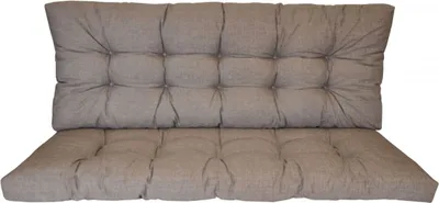 Produktbild von Premium Kissen , Polster für Hollywoodschaukel , Gartenschaukel , Gartenbank B 160 cm , Fb. Colore grigio (dunkel grau)