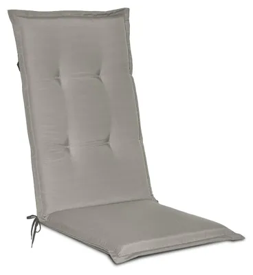 Produktbild von Beautissu Gartenstuhlauflage Loft HL Hellgrau, 120x50x6cm