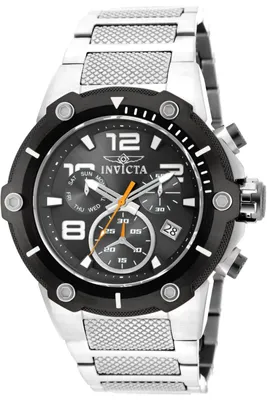 Produktbild von Invicta Speedway 19528 Herrenuhr - Quarzwerk - Edelstahl mit schwarzem Zifferblatt - 51 mm