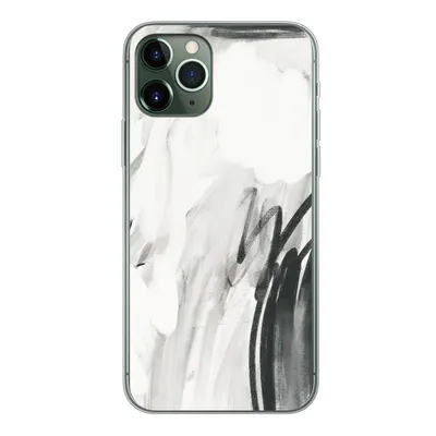 Produktbild von MuchoWow® Handyhülle Schutzhülle Hülle für iPhone 11 Pro Kunst - Schwarz - Weiß - Abstrakt Silikon Softcase Handy Hülle - Handy