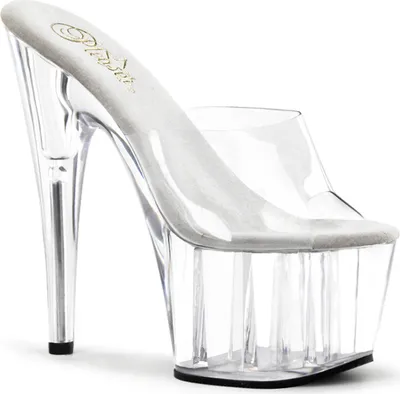 Produktbild von ADORE-701 Damen Slipper von Pleaser, Transparent  , EU 38, US 8