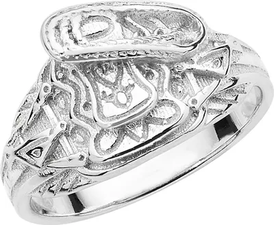 Produktbild von Antikstil 925 Sterling Silber Mädchen - Ring, ; TRS22377RSB