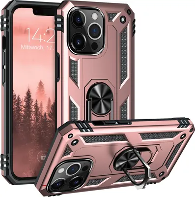 Produktbild von Armor Outdoor Handyhülle für Apple iPhone 13 Pro Max Handy Panzer Case Cover Schutzhülle Farbe: Rosegold