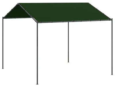 Image de vidaXL, tonnelle 4 x 4 x 2,6 mètres, couleur taupe, en polyester et acier