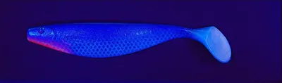 Produktbild von Balzer Shirasu MaJo Booster - Gummifisch, Größe / Gewicht / Farbe:10cm / 7g / Blue Arctic