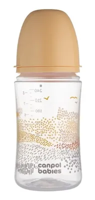 Produktbild von Canpol EasyStart Anti-Kolik-Flasche Berge 35/243 beige 3M+, 240ml
