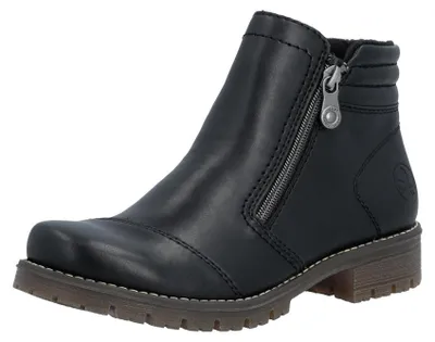 Produktbild von Rieker HWK Damen Stiefel Kunstleder Schwarz
