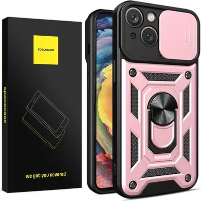 Image de Coque SPACECASE Camring pour iPhone 15 Plus Rose