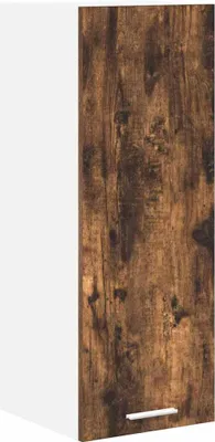 Obrázek produktu pro vidaXL Nástěnná skříňka, kouřová dubová barva a bílá, 30 x 31 x 80 cm